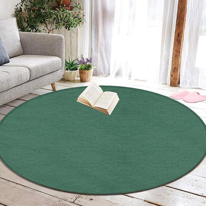Room Sofa Yoga Soft Round Carpet, Home Decor Non Slip Kitchen Office Circle Rug - Image 5
