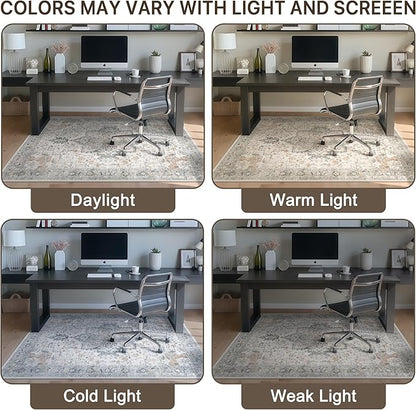 30"x48" Office Chair Mat for Hardwood Tile Floor, Under Desk Carpet Protector - Image 6