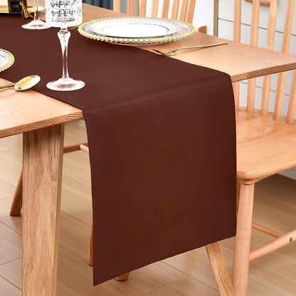 Farmhouse Chocolate Table Runner Dining Table Runners 60 Inches Long Coffee by Wolkemer