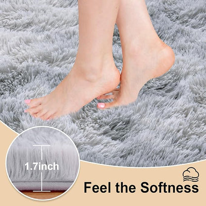 Mugorn 6x9 Rugs for Living Room, Large Fluffy Area Rugs for Bedroom, Soft - Image 2