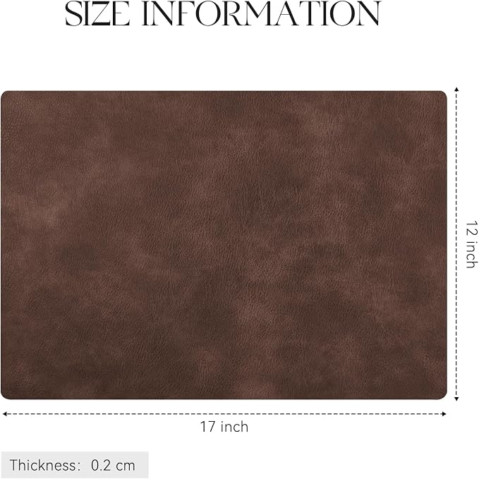 MOSAYT Vinyl Placemats Set of 8-12 X 17 Inch - Image 7