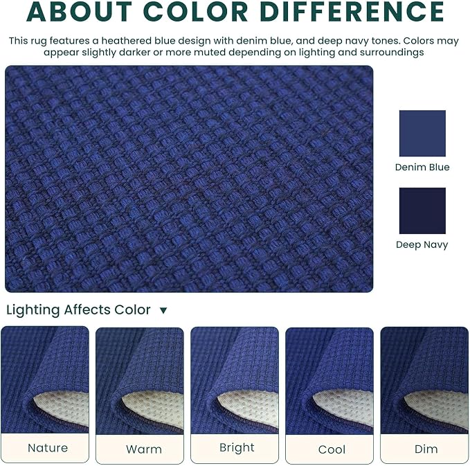 KOZYFLY Cotton 2.5'x14' Runners Rugs - Image 3