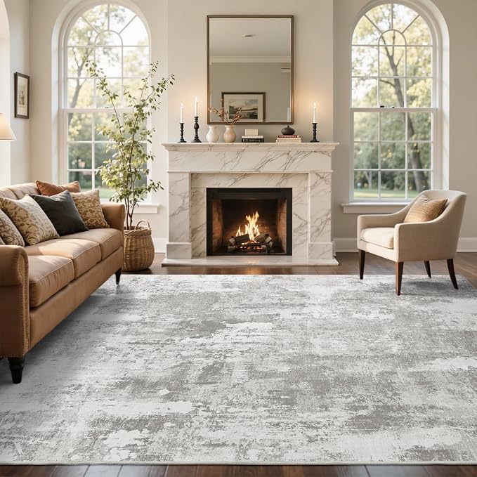 8x10 Ft Large Area Rugs for Living Room, Soft Non-Slip Washable Rugs Modern - Image 2