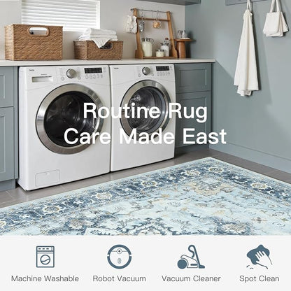 Lofus 5x7 Area Rugs for Living Room, Machine Washable Non-Slip Area Rug - Image 5