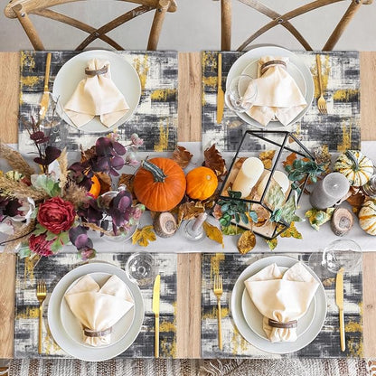 Emvency Farmhouse Placemats Set of 4, 12x18 Inch - Image 7
