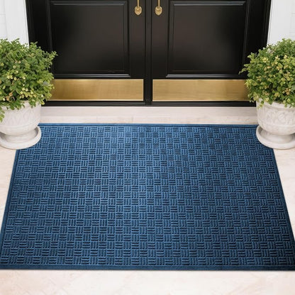 Mibao Front Door Mat Indoor Outdoor Entrance, Dirt Trapping Waterproof - Image 7