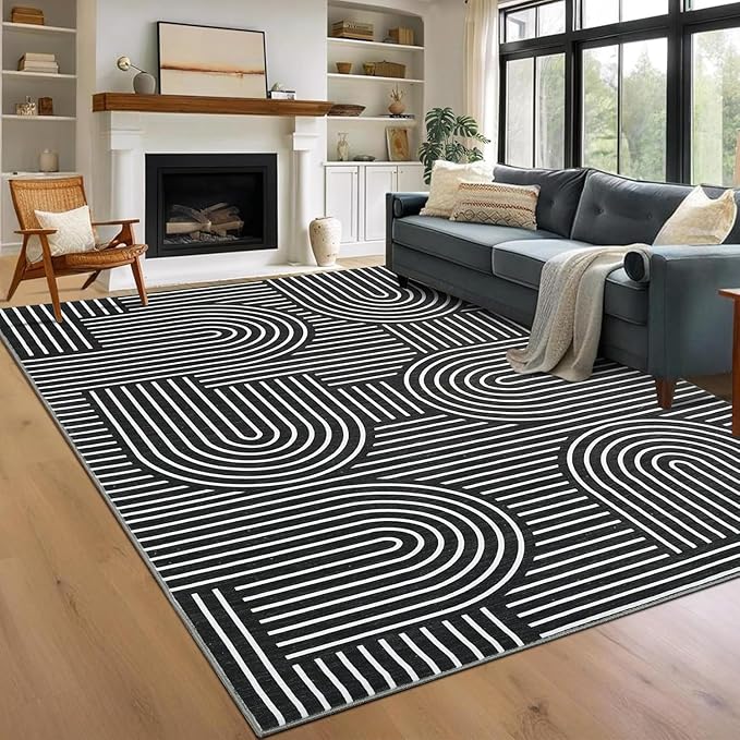ROYHOME Washable Rug 10x13 Area Rugs by ROYHOME