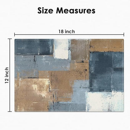 Emvency Farmhouse Placemats Set of 4, 12x18 Inch - Image 2