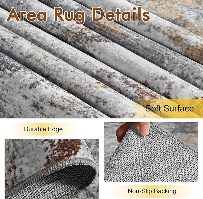 9x12 Ft Extra Large Washable Area Rugs - Image 6