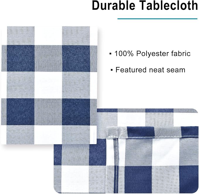 Checkered Tablecloth Square - Image 3
