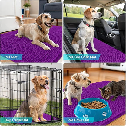 OLANLY Dog Door Mat for Muddy Paws 44x32, Absorbs Moisture and Dirt, Absorbent - Image 7