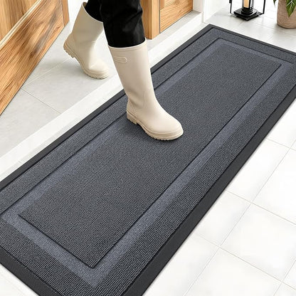 OLANLY Front Door Mat Indoor Outdoor Entrance, Waterproof All-Season, by OLANLY