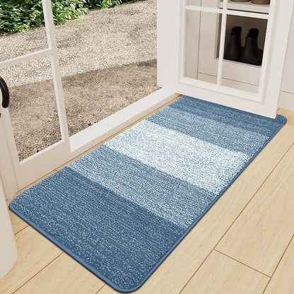 Kitinjoy Indoor Outdoor Door Mat, 59x24 Non-Slip Absorbent Dirt Trapper by Kitinjoy