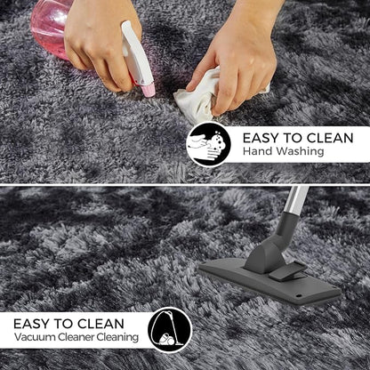Ultra Soft Rug for Living Room, 6X9 Fluffy Shag Area Rug for Bedroom, Modern - Image 7