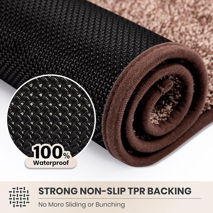 PURRUGS Dirt Trapping Door Mat 24" x 84", Non-Slip Machine Washable Entryway Rug - Image 5