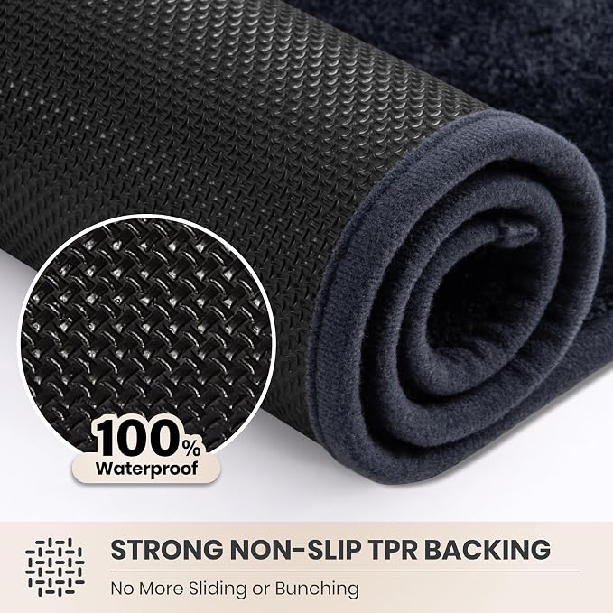 PURRUGS Dirt Trapping Door Mat 31.5" x 70", Non-Slip Machine Washable Entryway - Image 5