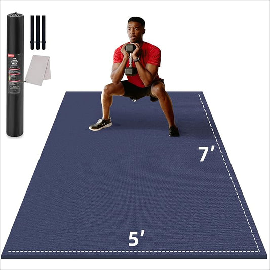 GymCope Large Exercise Mat for Home Workout, by GymCope