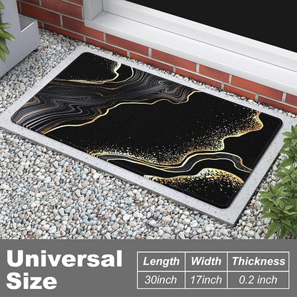 Rnivvi Front Door Mat, Heavy Duty Low Profile Anti-Slip Entryway Rug - Image 2