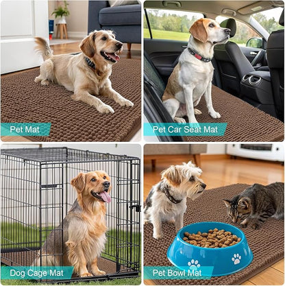 OLANLY Dog Door Mat for Muddy Paws 59x24, Absorbs Moisture and Dirt, Absorbent - Image 7