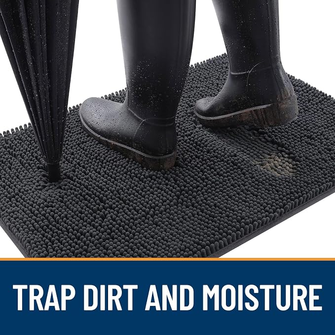 OLANLY Dog Door Mat for Muddy Paws 36x24, Absorbs Moisture and Dirt, Absorbent - Image 2