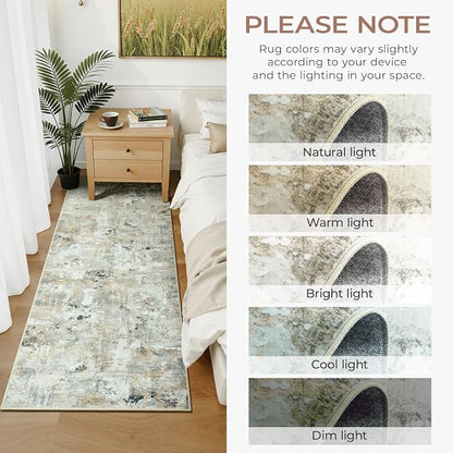 2x10 Washable Runner Rug Non-Slip - Image 8