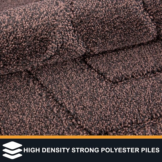PURRUGS Dirt Trapping Door Mat 20" x 31.5", Non-Slip Machine Washable Entry Rug - Image 3