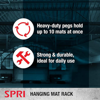 SPRI Hanging Exercise Mats for Gyms, Closed-Cell Foam Yoga & Fitness Mats - Image 5