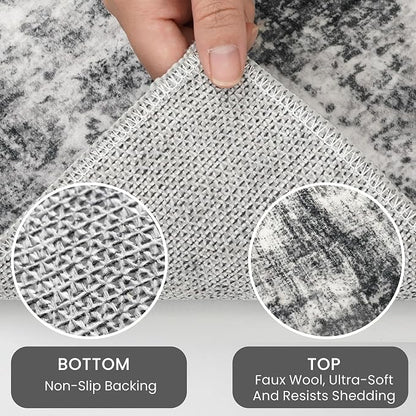 IOHOUZE Abstract Area Rug 3x5 Ft Washable Rugs - Image 5