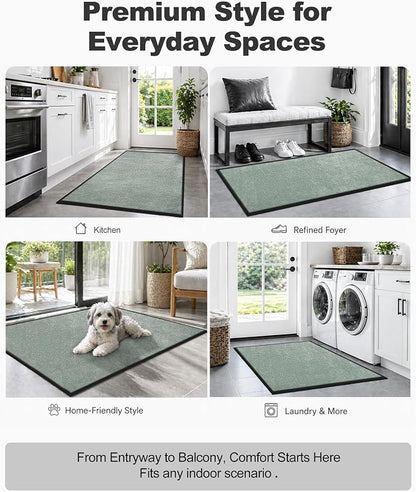 Mibao Super Absorbent Front Door Mat, Non-Slip Washable Indoor Doormats - Image 7