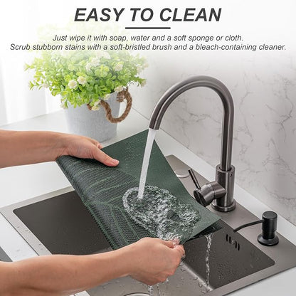 Placemats Set of 4 Washable Indoor | Outdoor Vinyl Place Mats - Image 3