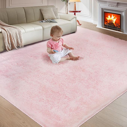 Ultra Soft Rug for Living Room, 6X9 Fluffy Shag Area Rug for Bedroom, Modern by Fairblink