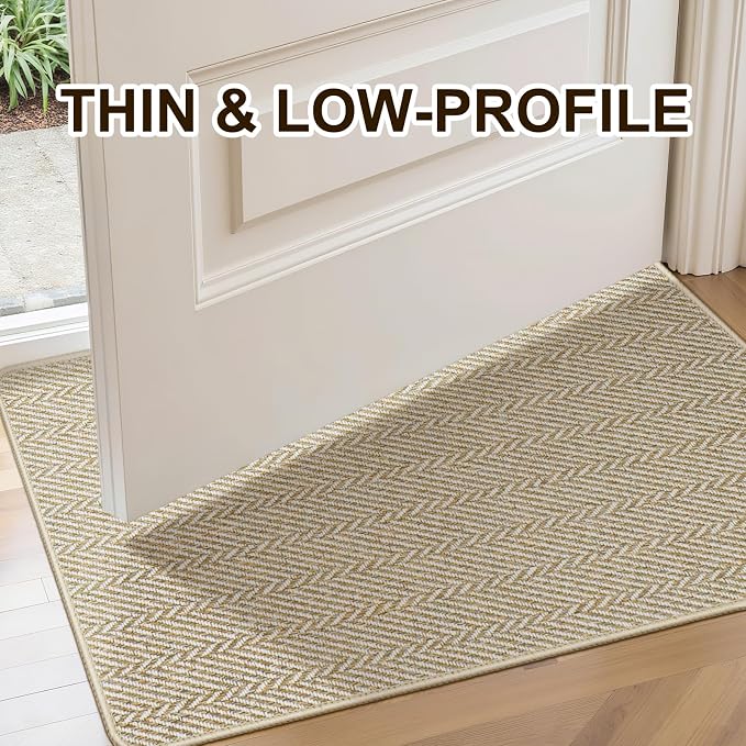 Ultra Thin Door Mat Indoor Entrance 24"x36", Low-Profile Indoor Door Mat - Image 5