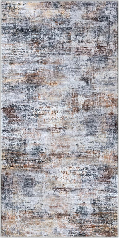 IOHOUZE Abstract Runner Rug 2x4 Ft Entryway Rugs Washable Door Mat Indoor - Image 9