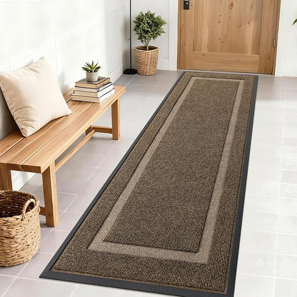 OLANLY Front Door Mat Indoor Outdoor Entrance, Waterproof All-Season, by OLANLY