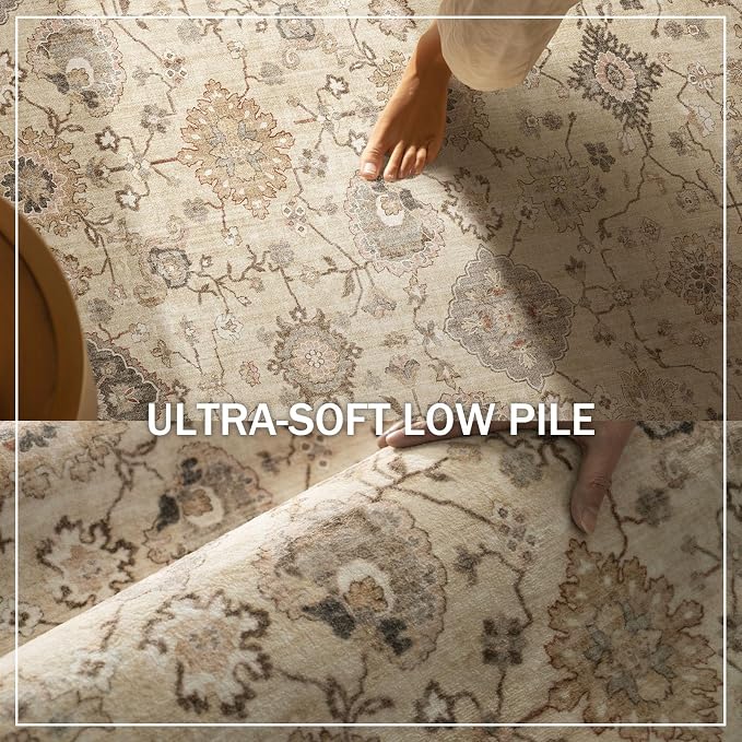 Machine Washable Hallway Runner Rug: 2'x6' Kitchen Rugs Stain Resistant Non - Image 4