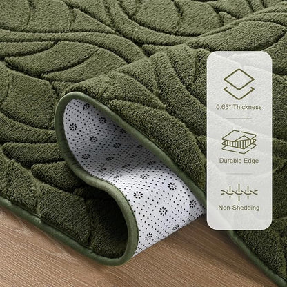 Macgace 4x6 Green Area Rug, Soft Shag Carpet, Washable Bedroom Nursery Rugs - Image 6
