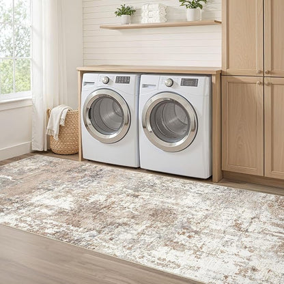 Runner Rug Kitchen Washable Rugs: 2x6 Non-Slip Abstract Soft Modern Stain - Image 7
