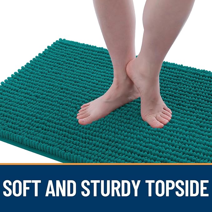 OLANLY Dog Door Mat for Muddy Paws 24x16, Ultra Absorbent Chenille Mud Doormat - Image 3