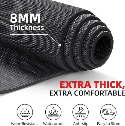 GymCope Extra Large Exercise Mat, Shoe-Friendly, High-Density, Weight Lifting - Image 5