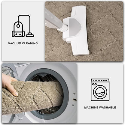 PURRUGS Dirt Trapping Door Mat 32" x 47", Non-Slip Machine Washable Entry Rug - Image 7