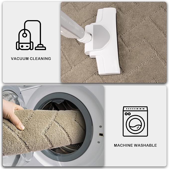 PURRUGS Dirt Trapping Door Mat 24" x 70", Non-Slip Machine Washable Entry Rug - Image 7
