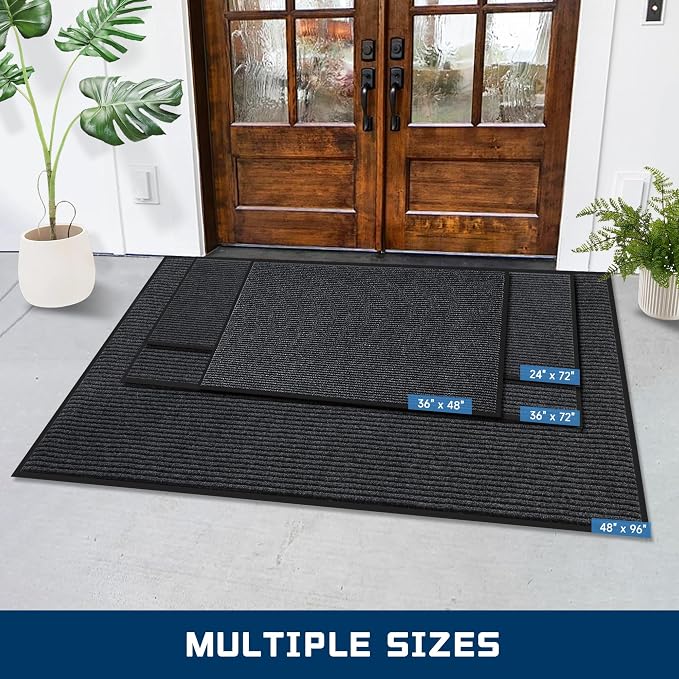 Front Door Mat, 4 x 2 Feet Indoor Outdoor Entrance Mat, Heavy Duty Commercial - Image 7