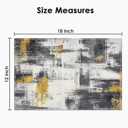 Emvency Farmhouse Placemats Set of 4, 12x18 Inch - Image 2