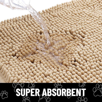 Smiry Dog Door Mat for Muddy Paws, Absorbent Dirt Trapper Non Slip Quick Dry - Image 5