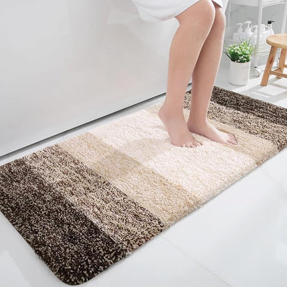 OLANLY Bathroom Runner Rugs Mat 47x24, Extra Soft Absorbent Microfiber Bath Rugs by OLANLY