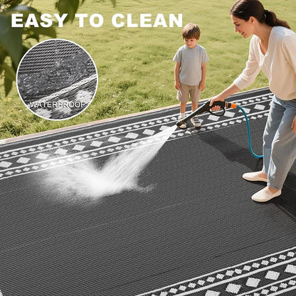 RURALITY Outdoor Rug 9x12 Waterproof - Image 5