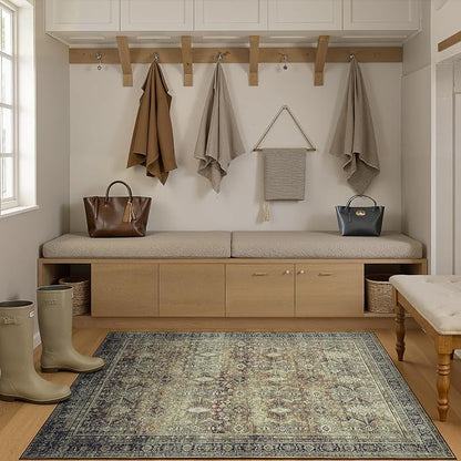 Lofus 4x6 Area Rug for Entryway, Washablee Soft Rugs for Bedroom, Living Room - Image 7