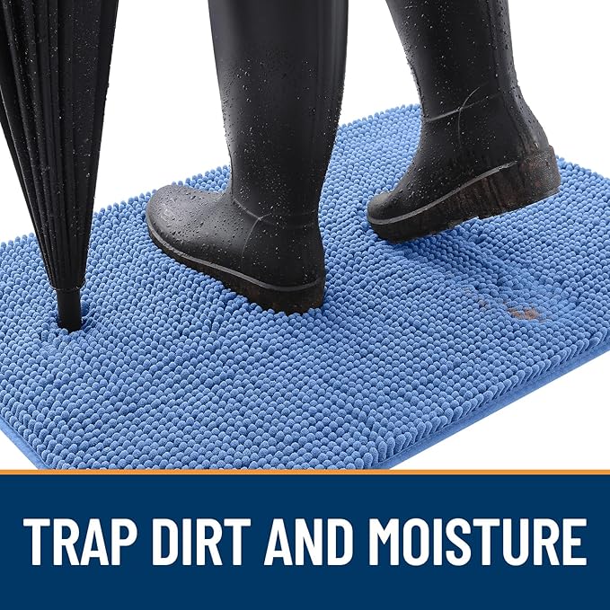 OLANLY Dog Door Mat for Muddy Paws 45x27, Absorbs Moisture and Dirt, Absorbent - Image 2