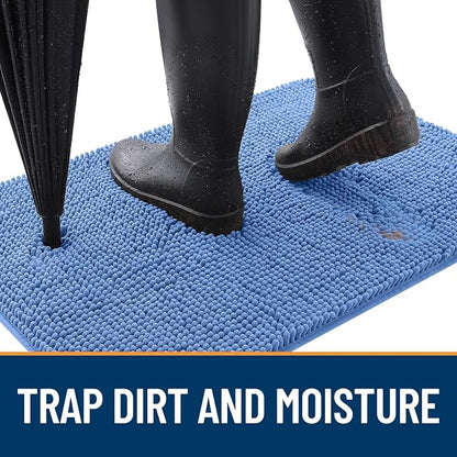 OLANLY Dog Door Mat for Muddy Paws 59x20, Absorbs Moisture and Dirt, Absorbent - Image 2