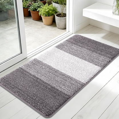 Kitinjoy Indoor Outdoor Door Mat, 45x27 Non-Slip Absorbent Dirt Trapper by Kitinjoy